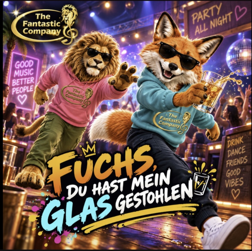 Originalcover: Fuchs, du hast mein Glas gestohlen – The Fantastic Company